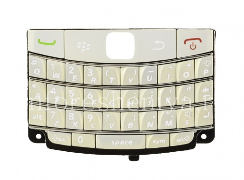 Photogallery for Le clavier anglais original pour BlackBerry 9700/9780 Bold, Blanc (Pearl White) product