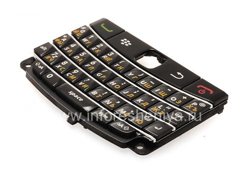 Photogallery for 俄语键盘BlackBerry 9700 Bold着厚厚的信, 黑色光条纹 product