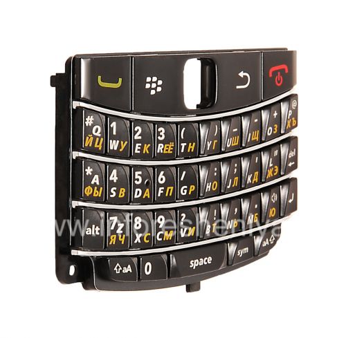Photogallery for 俄语键盘BlackBerry 9700 Bold着厚厚的信, 黑色光条纹 product