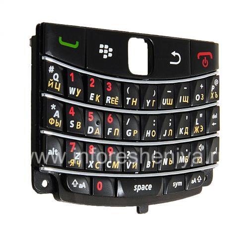 Photogallery for Russian ikhibhodi BlackBerry 9700 / 9780 Bold (ikhophi), Black ngemivimbo blonde nge red izibalo product
