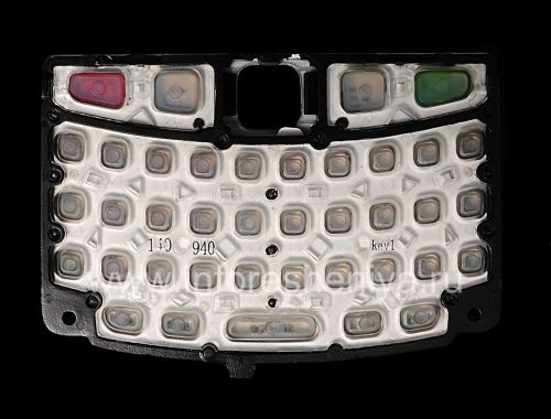 Photogallery for Russian ikhibhodi BlackBerry 9700 / 9780 Bold (ikhophi), White Mother of Pearl (Pearl White) ngamagama abomvu product