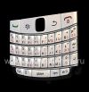 Photo 3 — Russische Tastatur Blackberry 9700/9780 Bold (Kopie), Perlmutt weiss (Pearl White) mit roten Buchstaben
