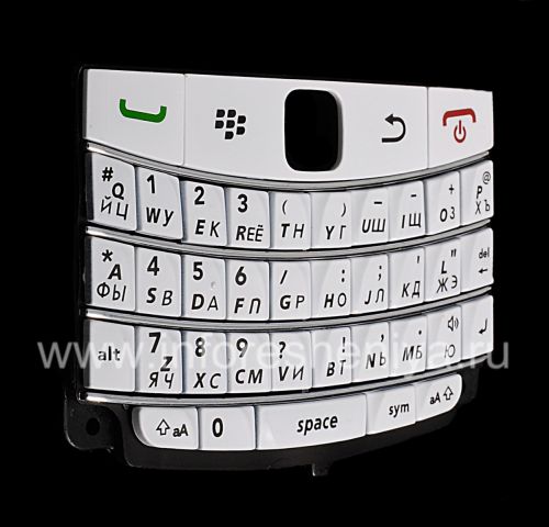 Photogallery for Russian ikhibhodi BlackBerry 9700 / 9780 Bold (ikhophi), White ngamagama esobala product
