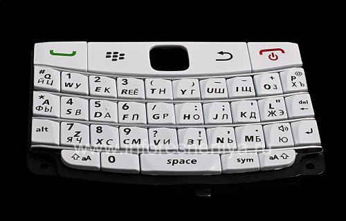 Photogallery for Russian ikhibhodi BlackBerry 9700 / 9780 Bold (ikhophi), White ngamagama esobala product