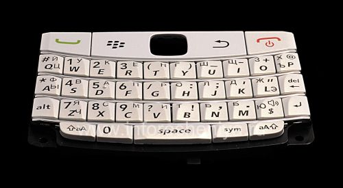 Photogallery for रूसी कीबोर्ड ब्लैकबेरी 9700/9780 Bold (उत्कीर्णन), व्हाइट (पर्ल व्हाइट) product