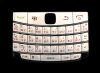 Photo 1 — অন্ধকার স্ট্রাইপওয়ালা BlackBerry 9700 / 9780 Bold সঙ্গে হোয়াইট রাশিয়ান কীবোর্ড, হোয়াইট (পার্ল-সাদা)