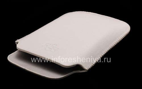 Photogallery for Ledertasche-Tasche für Blackberry 9700/9780 Bold, Weiß product