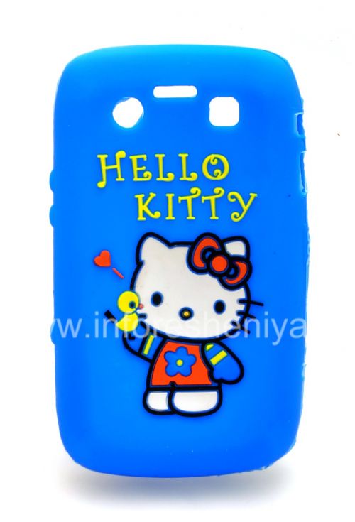 Photogallery for सिलिकॉन प्रकरण &quot;हैलो किट्टी&quot; ब्लैकबेरी 9700/9780 Bold के लिए, नीला product