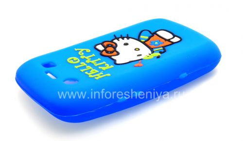 Photogallery for सिलिकॉन प्रकरण &quot;हैलो किट्टी&quot; ब्लैकबेरी 9700/9780 Bold के लिए, नीला product