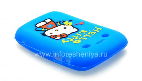 Photogallery for सिलिकॉन प्रकरण &quot;हैलो किट्टी&quot; ब्लैकबेरी 9700/9780 Bold के लिए, नीला product