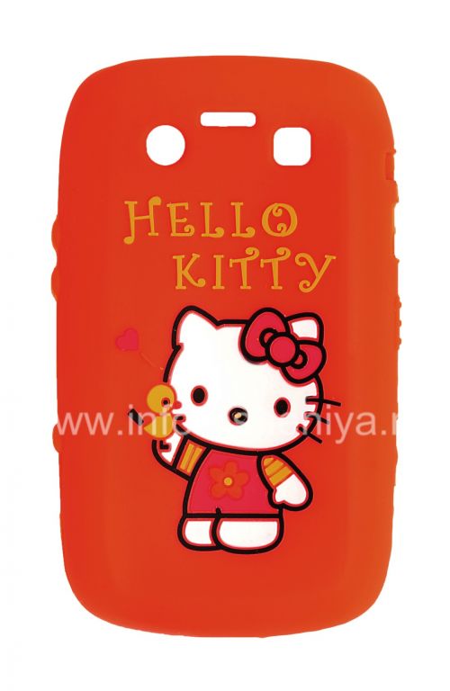 Photogallery for सिलिकॉन प्रकरण &quot;हैलो किट्टी&quot; ब्लैकबेरी 9700/9780 Bold के लिए, नारंगी product
