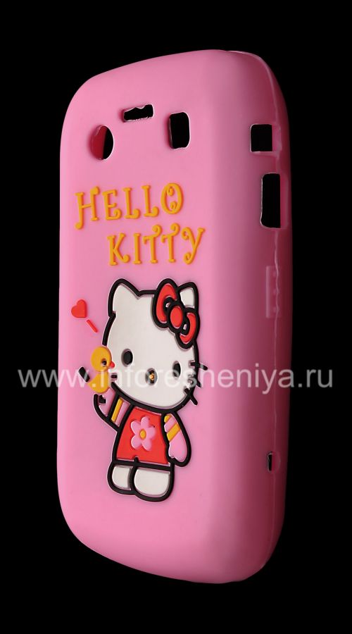 Photogallery for सिलिकॉन प्रकरण &quot;हैलो किट्टी&quot; ब्लैकबेरी 9700/9780 Bold के लिए, गुलाबी product