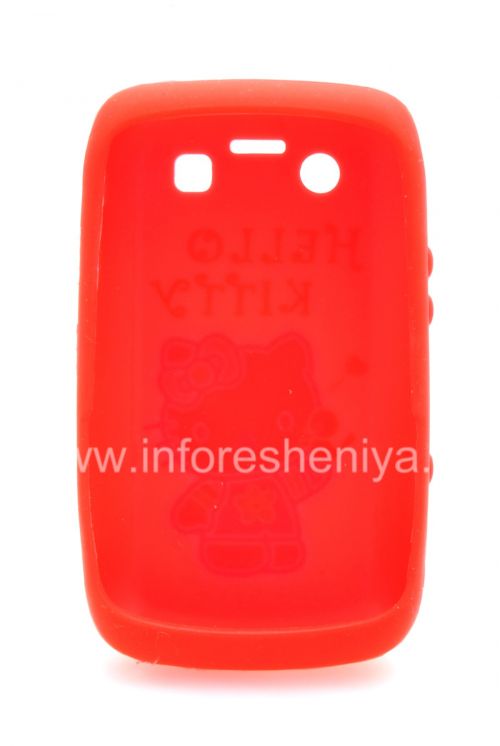 Photogallery for सिलिकॉन प्रकरण &quot;हैलो किट्टी&quot; ब्लैकबेरी 9700/9780 Bold के लिए, लाल product