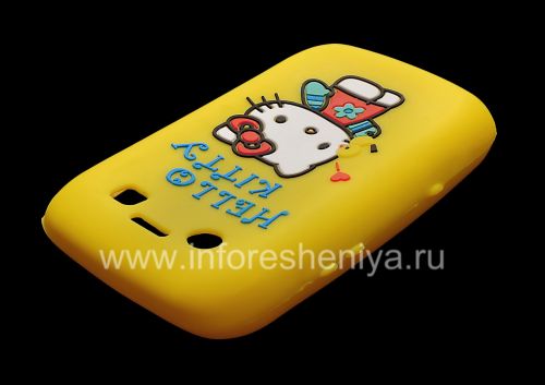 Photogallery for सिलिकॉन प्रकरण &quot;हैलो किट्टी&quot; ब्लैकबेरी 9700/9780 Bold के लिए, पीला product