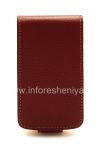 Photo 1 — kasus penutup kulit dengan vertikal pembukaan Wallet Case untuk BlackBerry 9700 / 9780 Bold, coklat