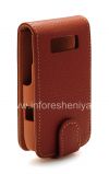 Photo 4 — kasus penutup kulit dengan vertikal pembukaan Wallet Case untuk BlackBerry 9700 / 9780 Bold, coklat