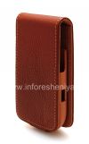 Photo 5 — kasus penutup kulit dengan vertikal pembukaan Wallet Case untuk BlackBerry 9700 / 9780 Bold, coklat