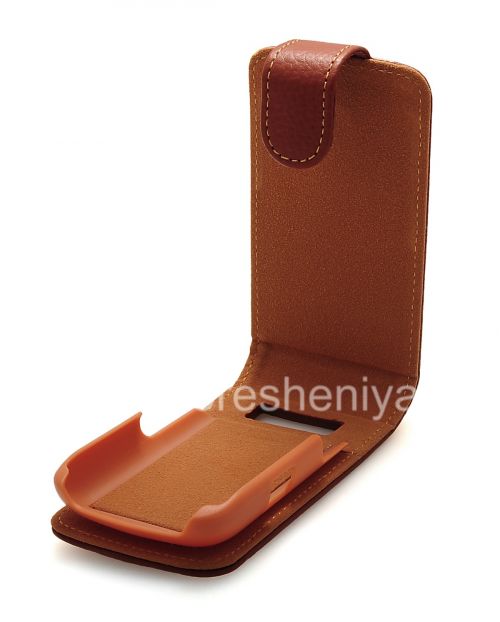 Photogallery for kasus penutup kulit dengan vertikal pembukaan Wallet Case untuk BlackBerry 9700 / 9780 Bold, coklat product