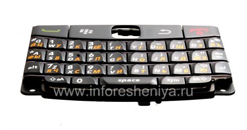 Photogallery for পুরু বর্ণ দিয়ে রাশিয়ান কীবোর্ড BlackBerry 9780 Bold, অন্ধকার ডোরা ব্ল্যাক product