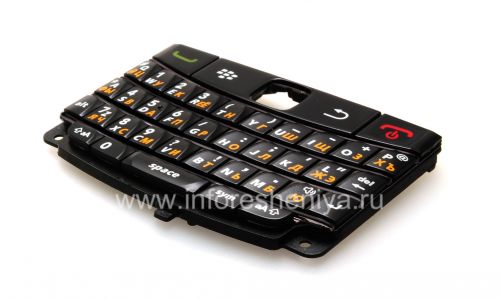 Photogallery for পুরু বর্ণ দিয়ে রাশিয়ান কীবোর্ড BlackBerry 9780 Bold, অন্ধকার ডোরা ব্ল্যাক product