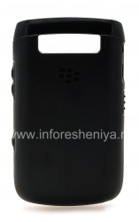 原来的塑料盖，盖硬壳案例BlackBerry 9700 / 9780 Bold, 黑（黑）