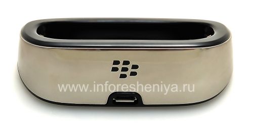 Photogallery for شاحن سطح المكتب الأصلي &quot;زجاج&quot; الشحن قرنة لبلاك بيري 9700/9780 Bold, معدني product