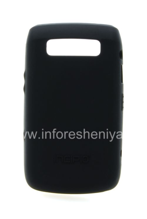 Photogallery for ब्लैकबेरी 9700/9780 Bold के लिए कॉर्पोरेट सिलिकॉन प्रकरण Incipio DermaShot, काला (काला) product