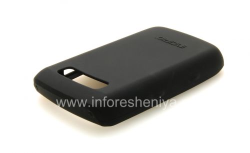 Photogallery for ब्लैकबेरी 9700/9780 Bold के लिए कॉर्पोरेट सिलिकॉन प्रकरण Incipio DermaShot, काला (काला) product
