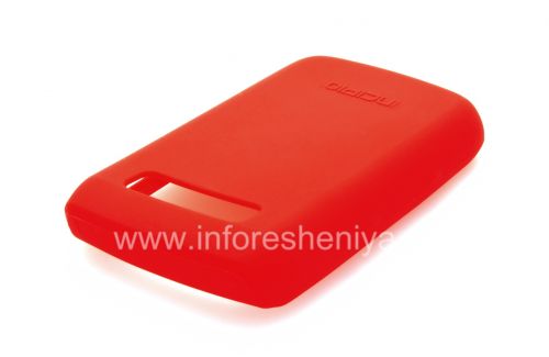Photogallery for ब्लैकबेरी 9700/9780 Bold के लिए कॉर्पोरेट सिलिकॉन प्रकरण Incipio DermaShot, लाल (मोलिना लाल) product