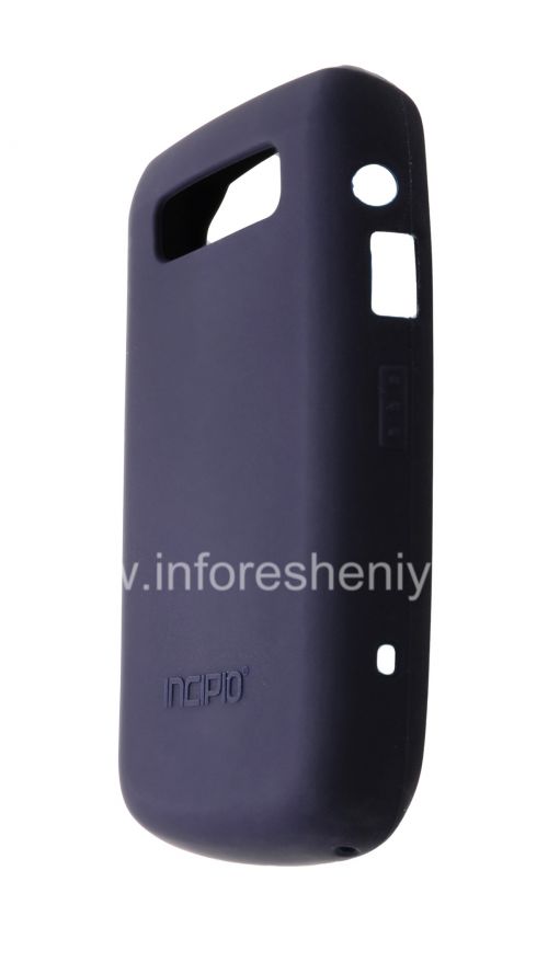 Photogallery for ब्लैकबेरी 9700/9780 Bold के लिए कॉर्पोरेट सिलिकॉन प्रकरण Incipio DermaShot, डार्क बैंगनी (मिडनाइट ब्लू) product