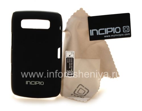 Photogallery for फर्म प्लास्टिक कवर, ब्लैकबेरी 9700/9780 Bold के लिए Incipio पंख सुरक्षा कवर, काला (काला) product