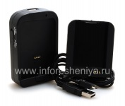 Brand Integrated Charger Seidio Multi-Function Charger M-S1 for BlackBerry, The black