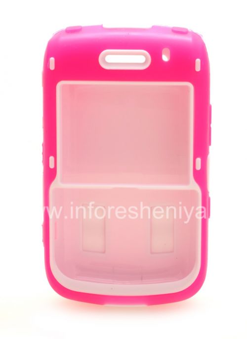 Photogallery for 案例坚固耐用“机器人”为BlackBerry 9700 / 9780 Bold, 粉红/白 product