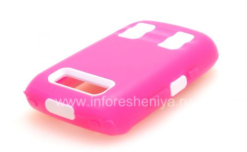 Photogallery for 案例坚固耐用“机器人”为BlackBerry 9700 / 9780 Bold, 粉红/白 product