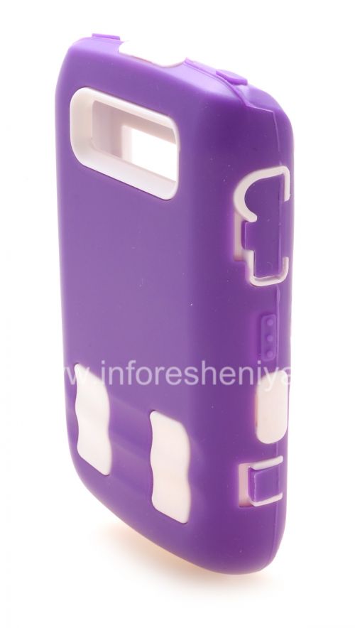 Photogallery for 案例坚固耐用“机器人”为BlackBerry 9700 / 9780 Bold, 紫/白 product