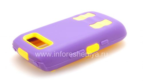 Photogallery for 案例坚固耐用“机器人”为BlackBerry 9700 / 9780 Bold, 紫/黄 product