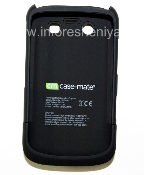 Photogallery for Kasus perusahaan Battery-Case-Mate Fuel Lite Kasus untuk BlackBerry 9700 / 9780 Bold, Black (hitam) product