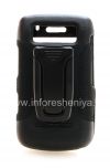 Photo 1 — 公司塑料外壳+皮带扣身体手套要素卡入式案例BlackBerry 9700 / 9780 Bold, 黑