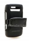 Photo 8 — Firm plastic icala + Bopha ibhande clip umzimba Glove Elements Snap-On Case for BlackBerry 9700 / 9780 Bold, black