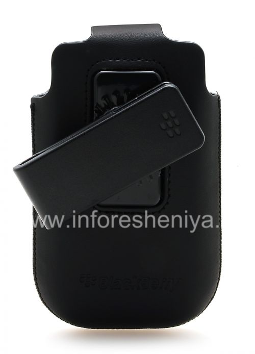 Photogallery for 原装皮套带夹雾BlackBerry 9700 / 9780 Bold, 黑 product