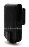 Photo 4 — Signature Kulit Kasus handmade Monaco Balik Jenis Kulit Kasus untuk BlackBerry 9700 / 9780 Bold, Black (hitam)