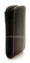 Photo 3 — Signature Leather Case-Tasche handgefertigt Monaco Vertical Function Typ Ledertasche für Blackberry 9700/9780 Bold, Black (Schwarz)