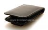 Photo 6 — Signature Leather Case-saku handmade Jenis Monaco Vertikal Pouch Kulit Kasus untuk BlackBerry 9700 / 9780 Bold, Black (hitam)