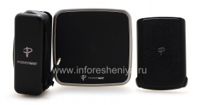 Eksklusif nirkabel PowerMat Wireless Sistem Pengisian Baterai Charger untuk BlackBerry 9700 / 9780 Bold, hitam