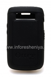 公司硅胶套压实OtterBox保护冲击系列案例BlackBerry 9700 / 9780 Bold, 黑（黑）