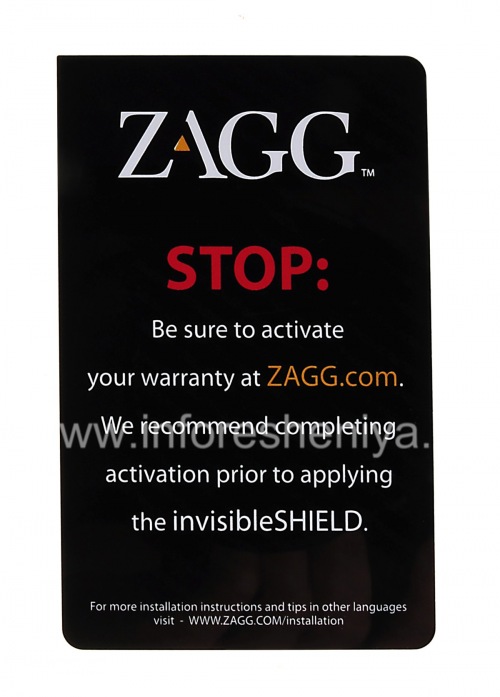 Photogallery for পর্দা এবং হাউজিং BlackBerry 9700 / 9780 Bold জন্য ZAGG invisibleSHIELD জন্য ব্র্যান্ডেড প্রতিরক্ষামূলক ফিল্ম, স্বচ্ছ product
