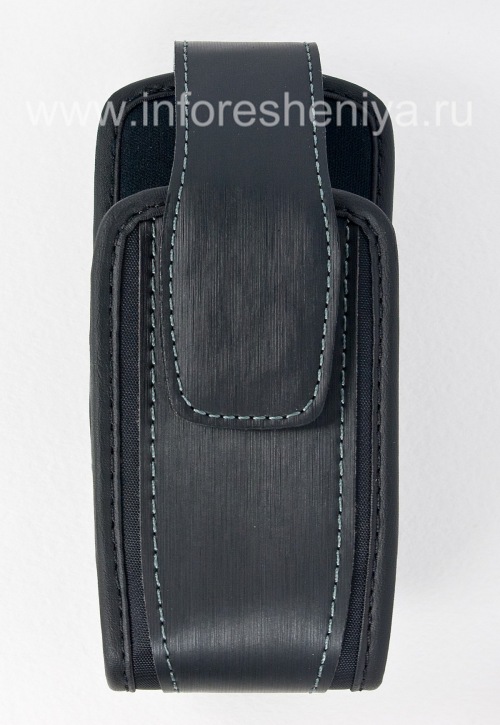 Photogallery for 原装织物盖，带BlackBerry 8100 / 8110/8120夹子, 黑 product