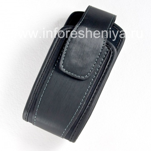 Photogallery for 原装织物盖，带BlackBerry 8100 / 8110/8120夹子, 黑 product