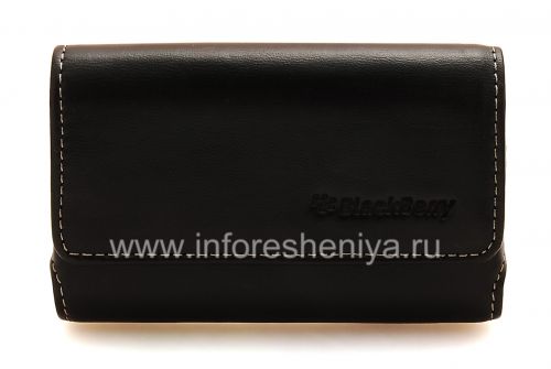 Photogallery for Housse en cuir d&#39;origine Sac Premium Leather Folio pour BlackBerry, Noir (Black) product