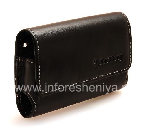 Photogallery for Housse en cuir d&#39;origine Sac Premium Leather Folio pour BlackBerry, Noir (Black) product